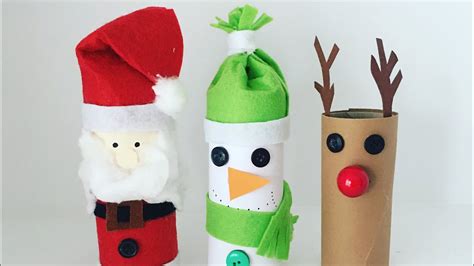 Adornos navideños infantiles con material reciclado || manualidades ...