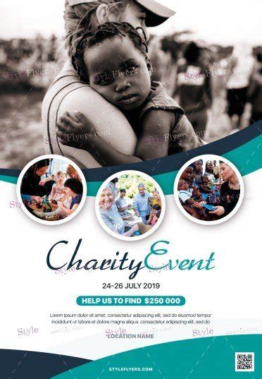 Charity Event PSD Flyer Template #30983 - Styleflyers