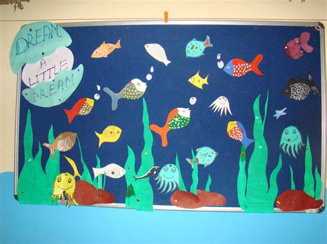 Dream A Little Dream - Ocean Themed Back-To-School Bulletin Board Idea | Back to school bulletin ...