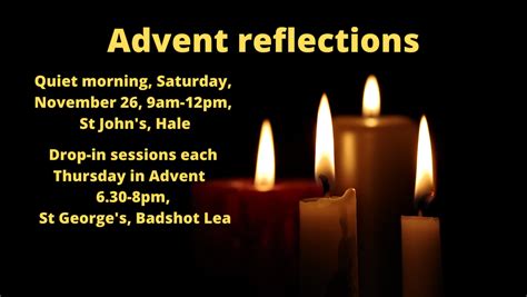 Advent Reflections | The Parish of Badshot Lea and Hale