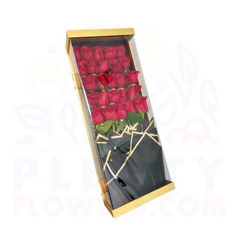 Luxury Display Flower Gift Box (BLACK) — Plenty Flowers