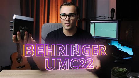 BEHRINGER UMC 22 - Best BUDGET USB interface for BEGINNERS | SONIWA SOUND - YouTube