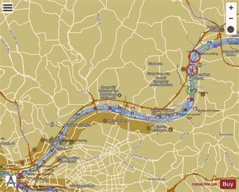 Allegheny River Fishing Map | Nautical Charts App