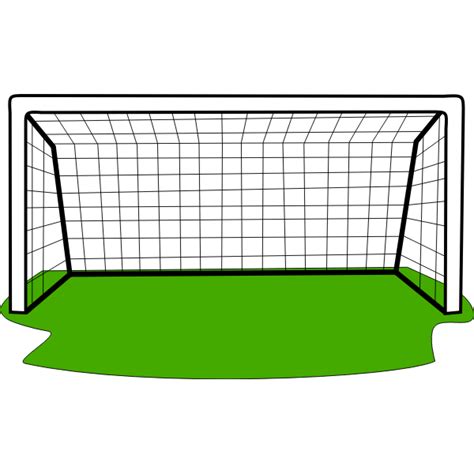 Goal with grass | Free SVG