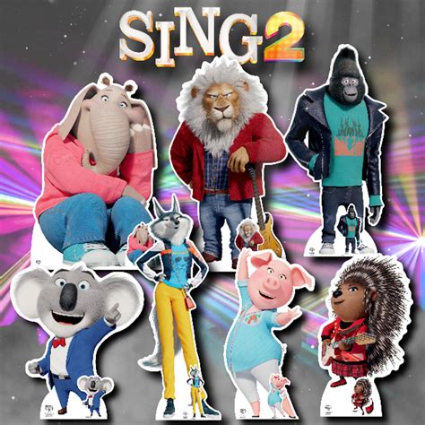 Meena the Elephant from Sing 2 Official Cardboard Cutout / Standee