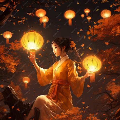 Premium AI Image | mid autumn festival 2023