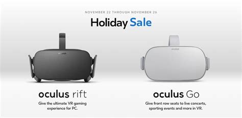 Oculus mit Black Friday Sales - VRPlayground