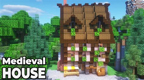 How to build an Awesome Medieval Village House in Minecraft 1.15 ...