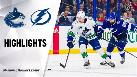 NHL Highlights | Canucks @ Lightning 1/7/20 - YouTube