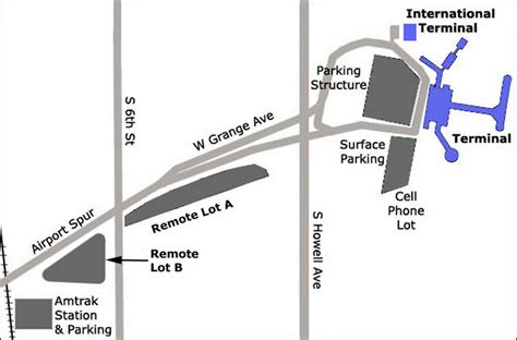 Airport Parking Map - milwaukee-airport-parking-map.jpg