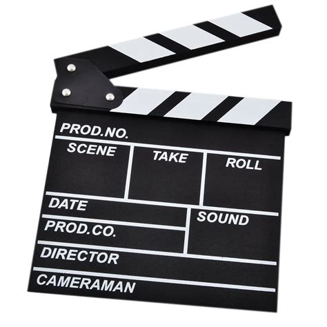 Clapboard Director's Clapper Board Film Cut Action Scene Clapper Board ...