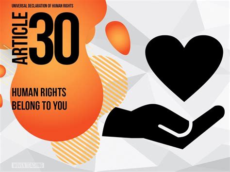 Universal Declaration of Human Rights: Article 30 — Woven Teaching