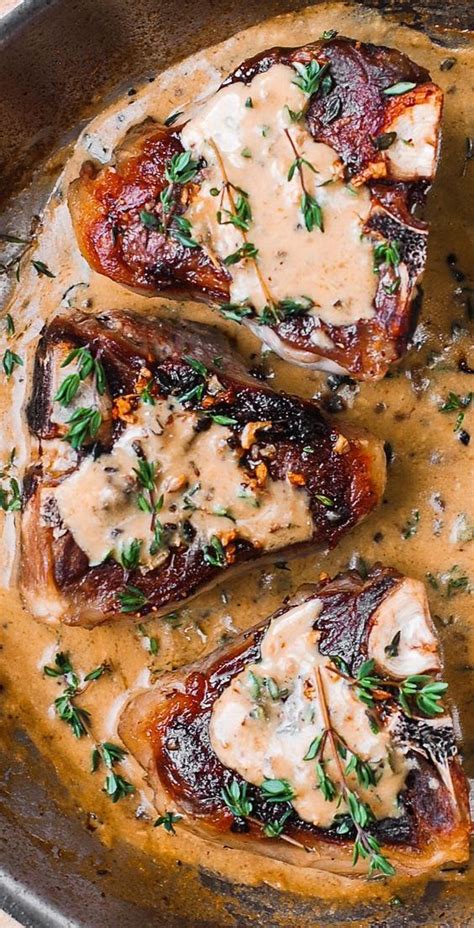 Lamb chops with mustard thyme sauce – Artofit