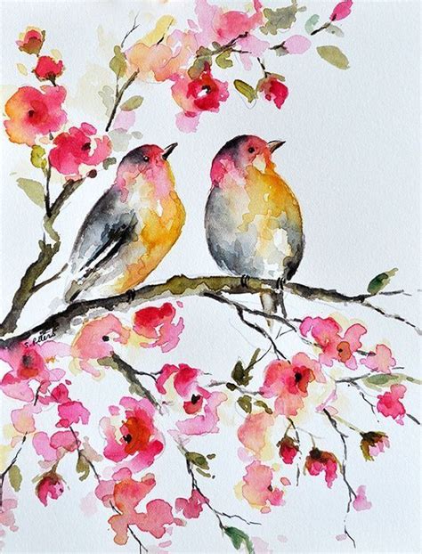 Image result for watercolor birds paintings | Pintura acuarela, Cuadro ...