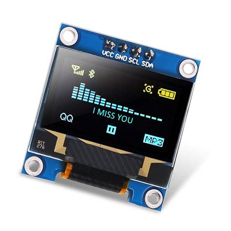 Dorhea 0.96 inch OLED i2c Display Module IIC Serial LCD Screen 0.96 ...