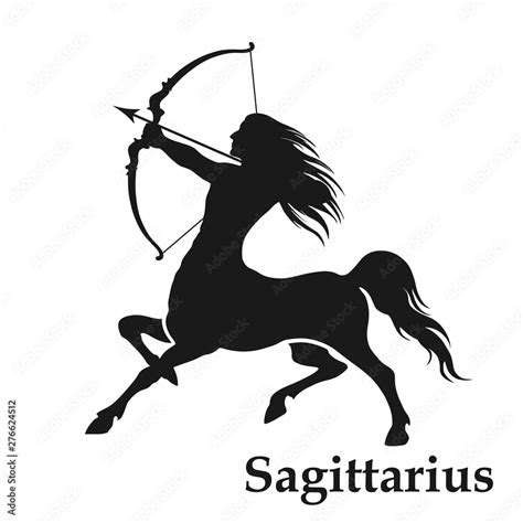 Sagittarius zodiac sign symbol. horoscope icon. isolated astrological ...