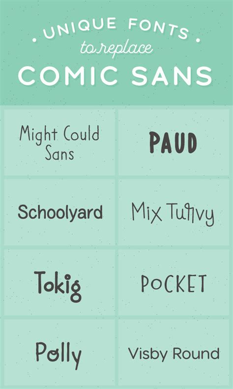 Perfectly Unique Fonts to Replace Comic Sans - Creative Market Blog