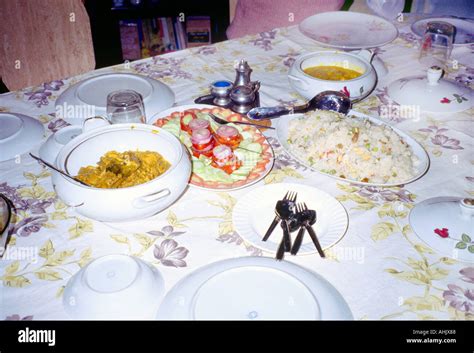 Calcutta India Typical Meal Stock Photo - Alamy