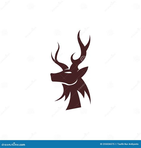 Stag Icon Logo Design Illustration Stock Illustration - Illustration of ...