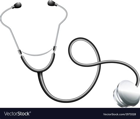 A doctors stethoscope Royalty Free Vector Image