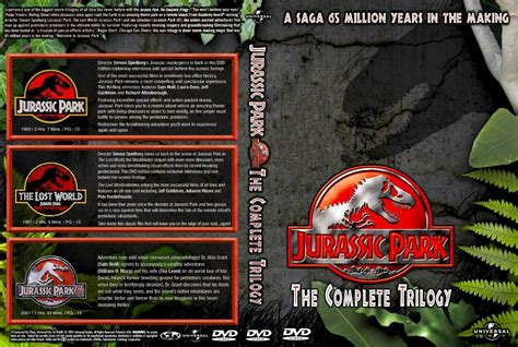 Jurassic Park - The Complete Trilogy - Movie DVD Custom Covers - Jurassic Park The Complete ...