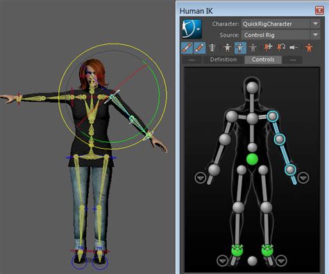 Animate HumanIK characters in the Time Editor | Maya 2022 | Autodesk ...