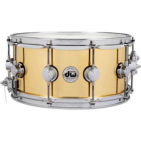 DW Collector's Series Brass Snare Drum 14 x 6.5 in. Polished | Musician's Friend