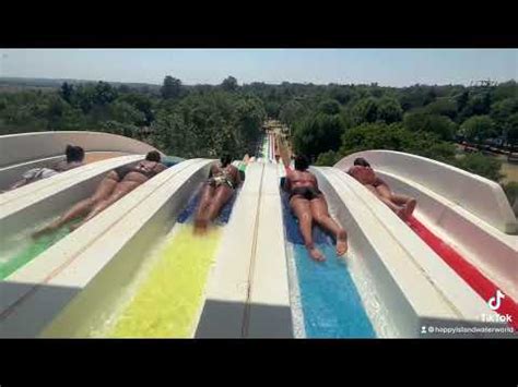 Rainbow slides at Happy Island Waterworld in Muldersdrift - YouTube