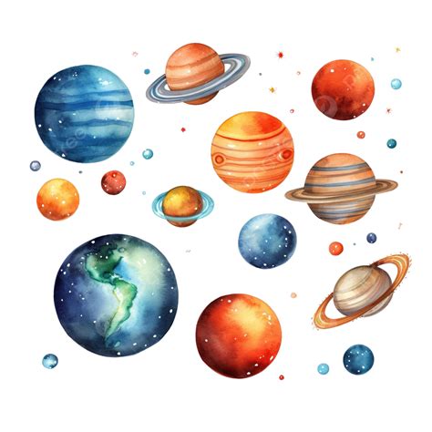 Watercolor Space Clip Art Element Space, Watercolor, Space, Element PNG Transparent Image and ...