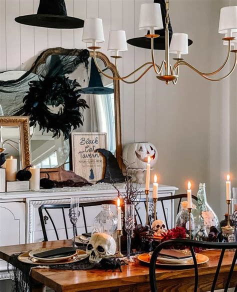 Haunted Living Room Décor With Witches Hat - Soul & Lane