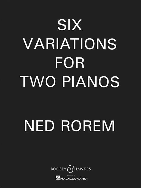 Six Variations for Two Pianos Two Pianos, Four Hands - Willis Music Store