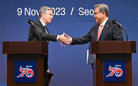 Top diplomats of S. Korea, US call military cooperation between N. Korea, Russia a “serious threat”