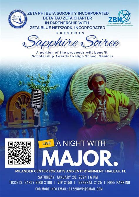 Sapphire Soiree - A Night with MAJOR