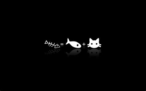 cat black minimalism Wallpapers HD / Desktop and Mobile Backgrounds