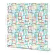 Chair white Wallpaper | Spoonflower