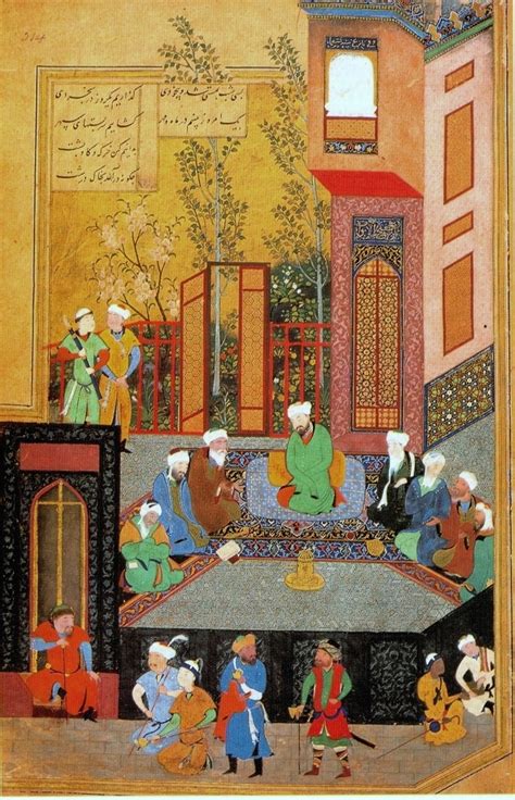 A miniature painting from the Iskandarnama - Kamal ud-Din Behzad ...