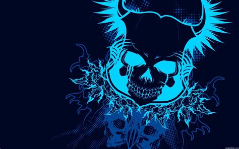 Blue Skull Wallpaper (59+ images)