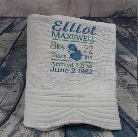 Baby Quilt Personalized Baby Quilt Custom Baby Quilt | Etsy