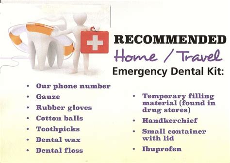 Dental Emergency Kit | Dental emergency, Dental, Emergency kit