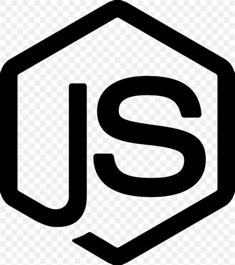 JavaScript Node.js Logo Application Software, PNG, 870x981px, Javascript, Area, Black And White ...