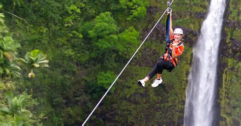 Big Island Hawaii: Akaka Falls Zipline Adventure Tour | GetYourGuide