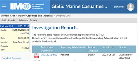 Ever Given grounding in the Suez Canal - Final report - Marine ...