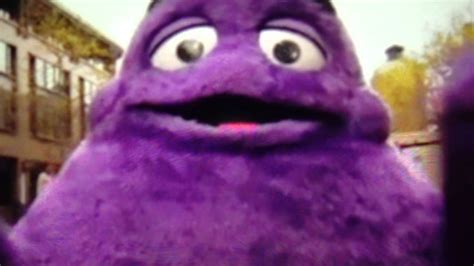 The McDonald's Grimace Freaks Out on Main St. - YouTube