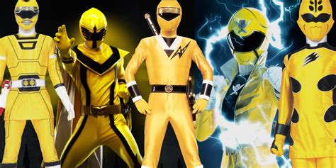 Every Yellow Power Ranger, Ranked | Screen Rant