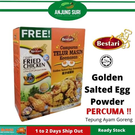 Bestari Salted Egg Seasoning Powder Serbuk Telur Masin HALAL JAKIM - FREE PERCUMA 1 Tepung Ayam ...