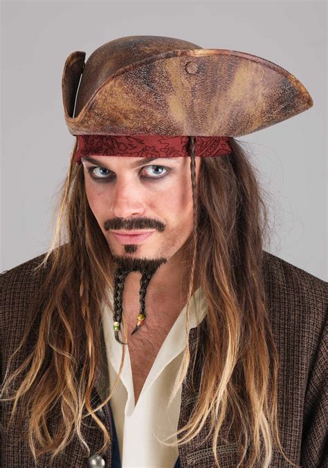 Deluxe Jack Sparrow Pirate Mens Costume