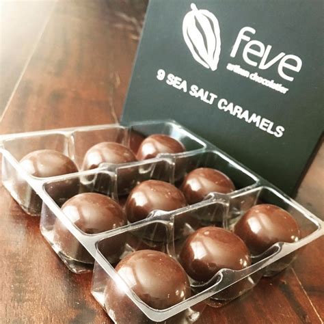 【Feve chocolate】9 Piece Sea Salted Caramels - Weee!