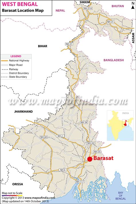 Where is Barasat Located in India | Barasat Location Map,West Bengal