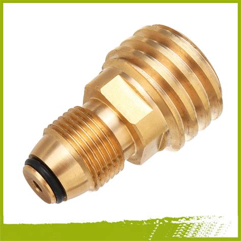 New Brass Adapter for Converts Propane LP TANK POL Service Valve To QCC ...