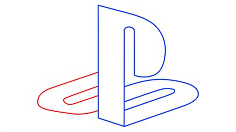 How To Draw Playstation Logo Step by Step - [5 Easy Phase]